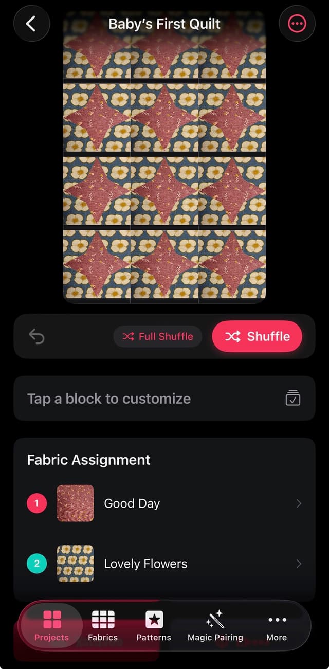 Drag & Drop Fabric Swapping