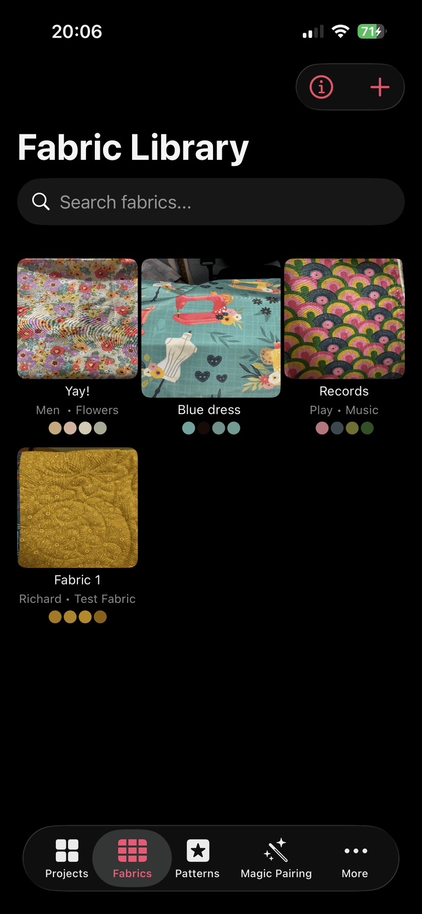 Fabric Library — photograph and organize your entire stash